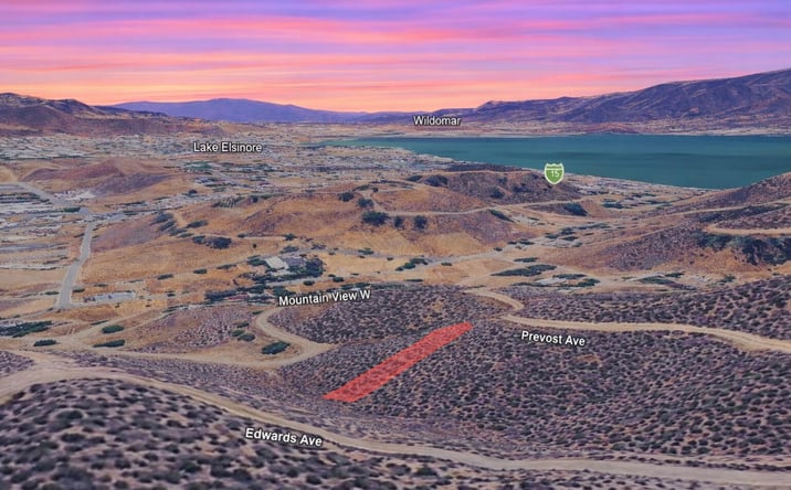 Pictures of Land property located at Prevost Ave, Lake Elsinore, CA 92530 for sales - image #1