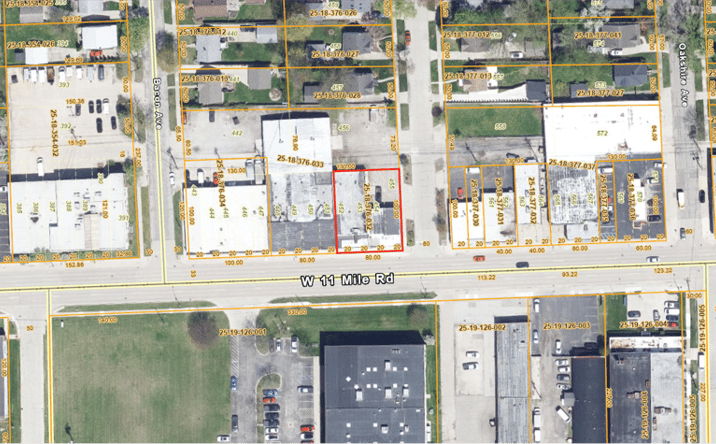 Pictures of Retail, Industrial property located at 3708 W Eleven Mile Rd, Berkley, MI 48072 for sales - image #1