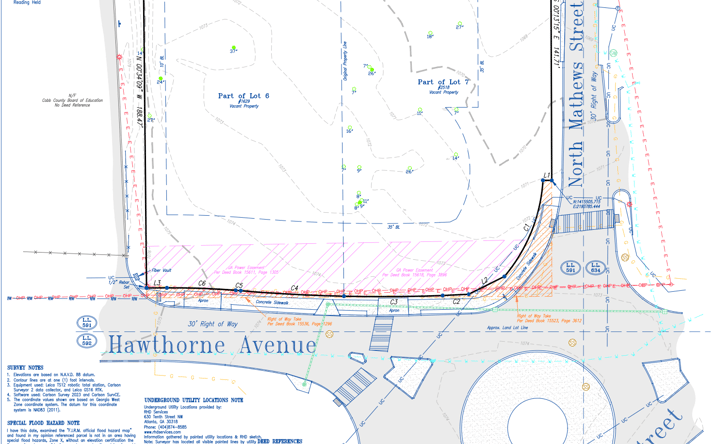 Pictures of Land property located at 1629 Hawthorne Ave SE, Smyrna, GA 30080 for sales - image #1