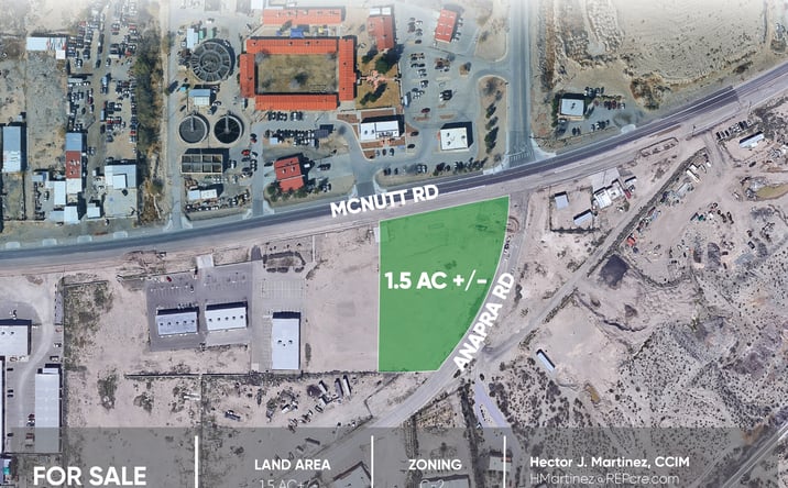 Pictures of Land property located at 1101 McNutt Rd, Sunland Park, NM 88063 for sales - image #1
