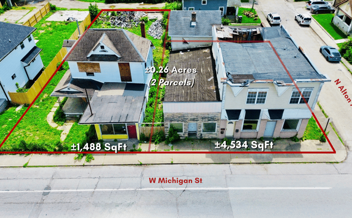 Pictures of Mixed Use, Office, Retail property located at 3423 W Michigan St, Indianapolis, IN 46222 for sales - image #1