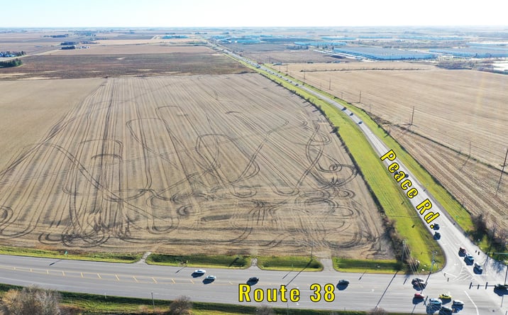 Pictures of Land property located at Route 38 and Peace Road, DeKalb, IL 60115 for sales - image #1