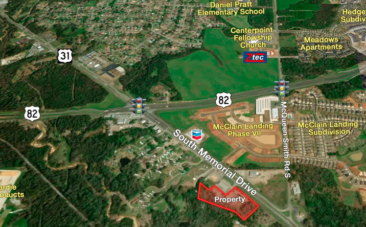 Pictures of Land property located at S Memorial Dr, Prattville, AL 36067 for sales - image #1