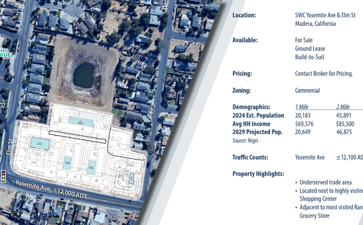 Pictures of Land property located at 1406 W Yosemite Ave, Madera, CA 93637 for sales - image #1