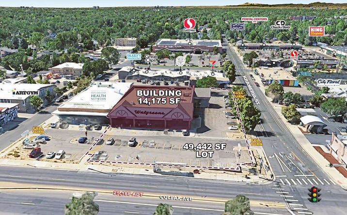 Pictures of Retail property located at SEC Colfax Avenue & Krameria Street, Denver, CO 80220 for sales - image #1