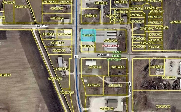 Pictures of Land property located at 1100 S Commercial Avenue, Eagle Grove, IA 50533 for sales - image #1