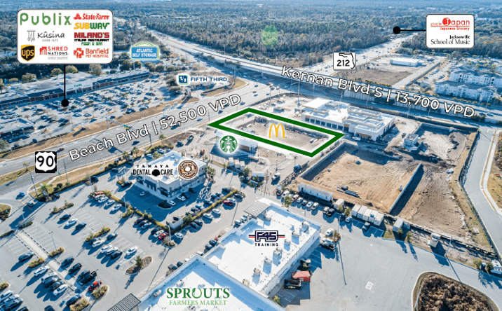 Pictures of Retail property located at Beach Boulevard, Jacksonville, FL 32246 for sales - image #1