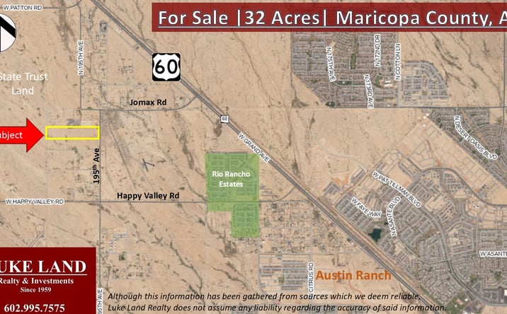 Pictures of Industrial, Land, Self Storage property located at 19336 W Jomax Rd, Wittmann, AZ 85361 for sales - image #1
