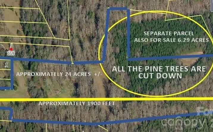 Pictures of Land property located at 1209 Requa Rd, Cherryville, NC 28021 for sales - image #1