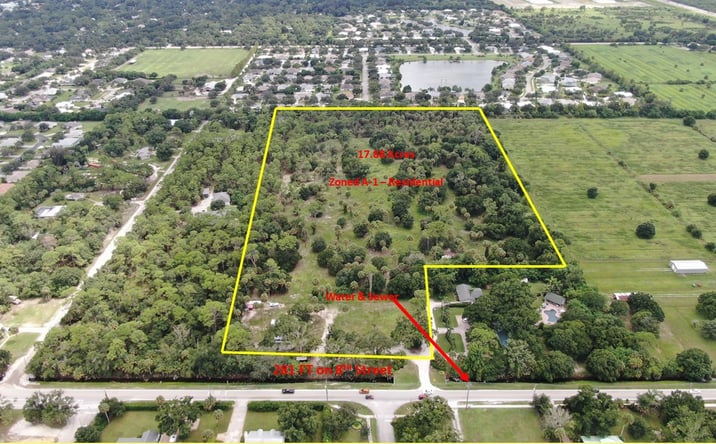 Pictures of Land property located at 5071 8th St, Vero Beach, FL 32968 for sales - image #1