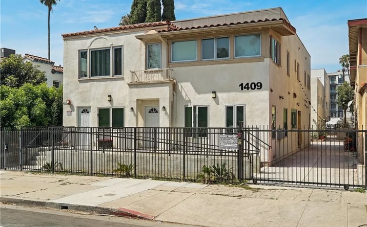 Pictures of Multifamily property located at 1409 N Hobart, Los Angeles, CA 90027 for sales - image #1
