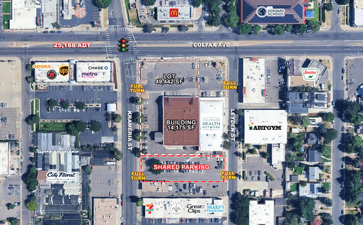Pictures of Retail property located at 6200 E Colfax Ave, Denver, CO 80220 for sales - image #1