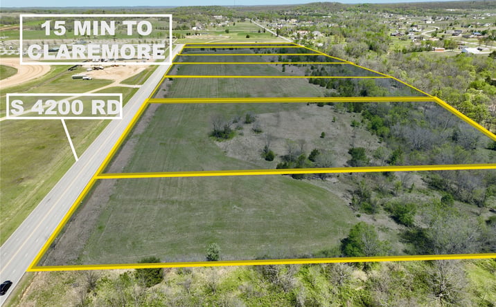 Pictures of Land property located at 7 S 4200 Road, Claremore, OK 74019 for sales - image #1
