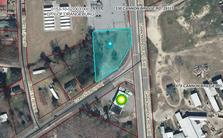 Pictures of Land property located at 1308 Cordova Rd SW, Orangeburg, SC 29115 for sales - image #1
