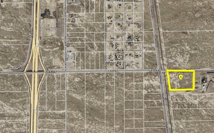Pictures of Land property located at 11acre Hwy 14 & Sierra Hwy, Lancaster, CA 91350 for sales - image #1