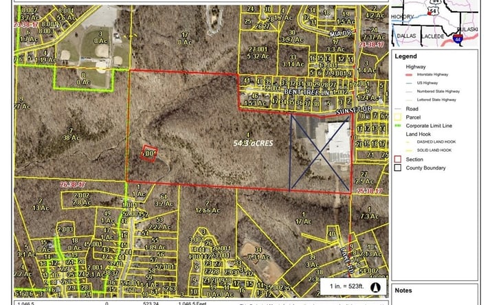 Pictures of Land, Industrial, Multifamily property located at TBD Sunset Drive, Camdenton, MO 65020 for sales - image #1