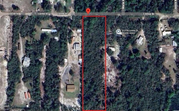 Pictures of Land property located at 31217 Lorine Street, DeLand, FL 32720 for sales - image #1