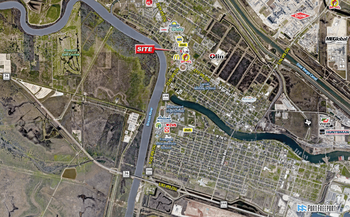 Pictures of Retail property located at 1208 N Brazosport Blvd, Freeport, TX 77541 for sales - image #1