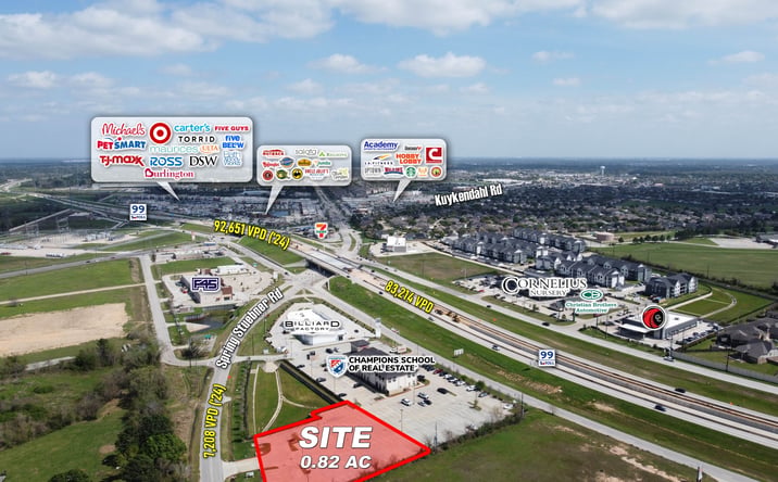 Pictures of Land property located at Grand Pkwy (SH 99) & Spring Stuebner Rd, Spring, TX 77379 for sales - image #1