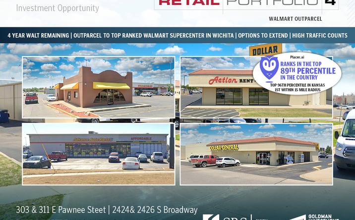 Pictures of Retail property located at 303 East Pawnee Street, Wichita, KS 67211, 2424 South Broadway, Wichita, KS 67216 for sales - image #1
