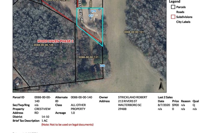 Pictures of Land, Mixed Use, Mobile Home Park, Multifamily property located at 379 Crestview Dr, Bamberg, SC 29003 for sales - image #1