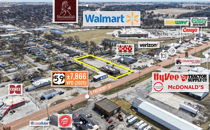 Pictures of Retail property located at 225 S Fremont St, Shenandoah, IA 51601 for sales - image #1