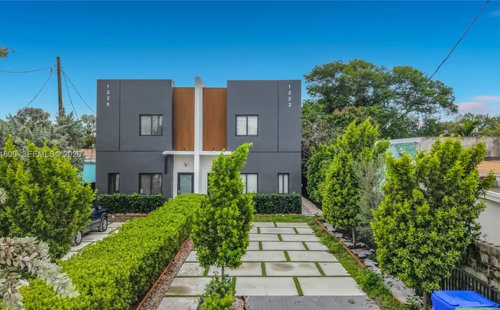 Pictures of Multifamily property located at 1220 & 1222 NW 30th St, Miami, FL 33142 for sales - image #1
