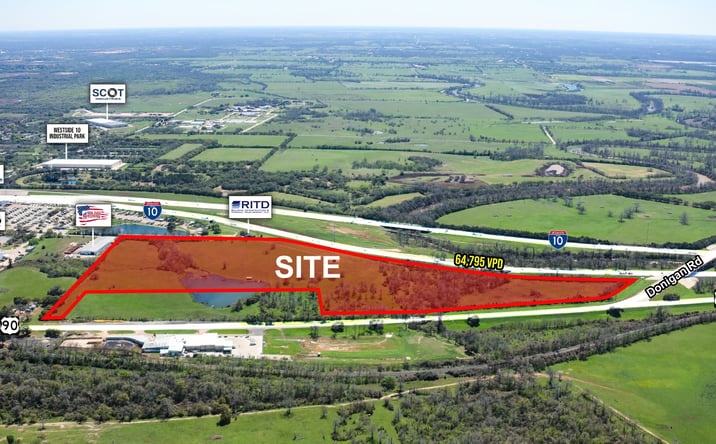Pictures of Land property located at I-10 & US Hwy 90, Brookshire, TX 77423 for sales - image #1