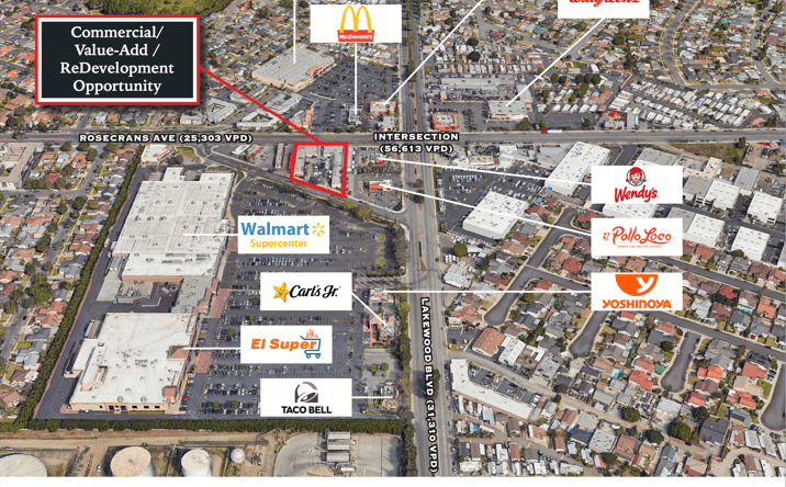 Pictures of Retail property located at 8860 Rosecrans Ave, Downey, CA 90242 for sales - image #1