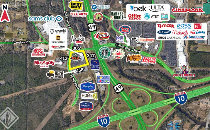 Pictures of Retail property located at 15520 Daniel Blvd, Gulfport, MS 39503 for sales - image #1