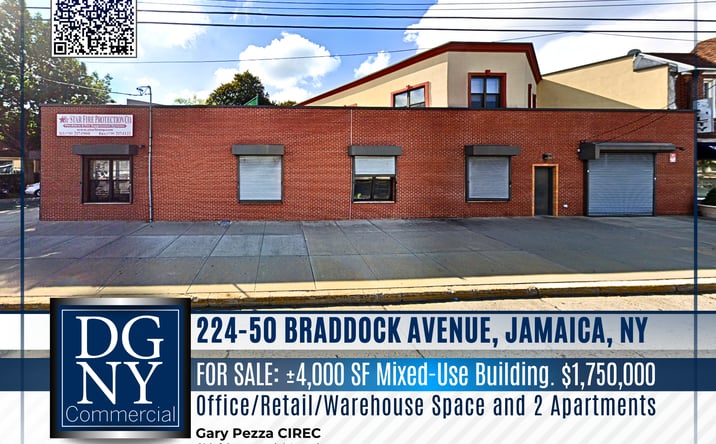 Pictures of Industrial, Mixed Use, Multifamily, Office, Retail property located at 224-50 Braddock Ave, Jamaica, NY 11428 for sales - image #1