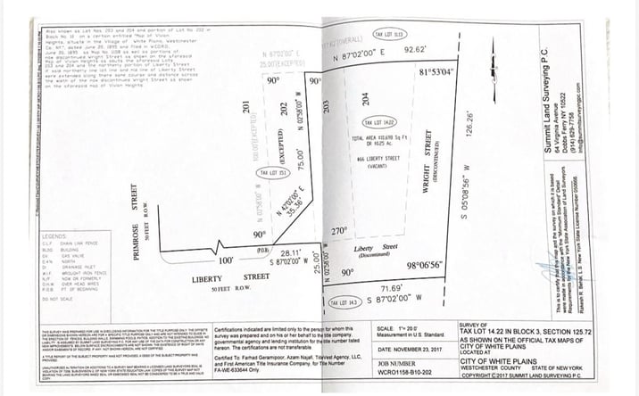 Pictures of Land, Multifamily property located at 66 Liberty Street, White Plains, NY 10606 for sales - image #1