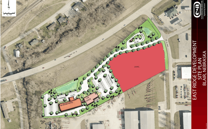 Pictures of Industrial, Land, Mixed Use property located at 105 Eastgate Dr, Blair, NE 68008 for sales - image #1