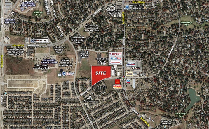Pictures of Multifamily, Land property located at NWQ Kingswood Dr & Hulen St, Fort Worth, TX 76133 for sales - image #1