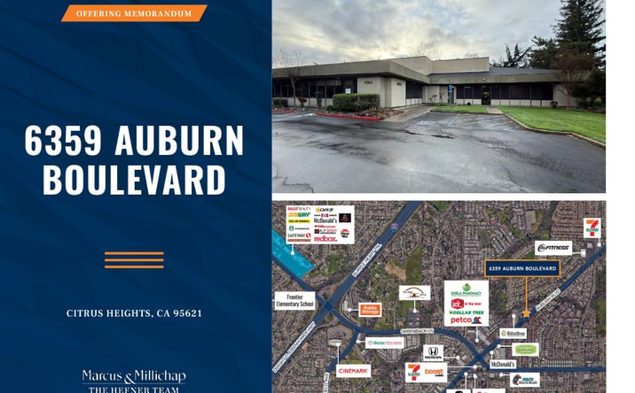 Pictures of Office property located at 6359 Auburn Blvd, Citrus Heights, CA 95621 for sales - image #1
