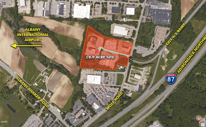 Pictures of Land property located at 284 Wolf Rd, Latham, NY 12110 for sales - image #1