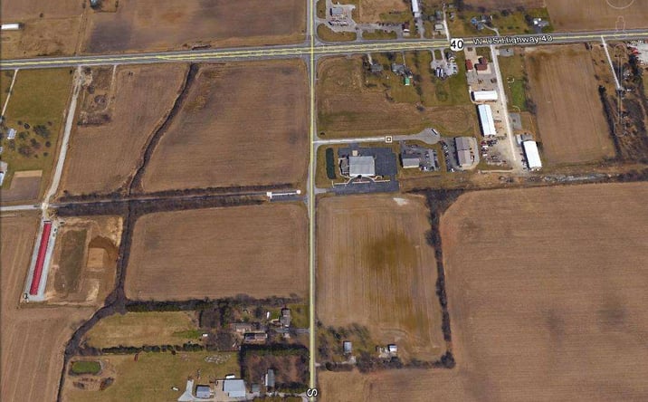 Pictures of Land property located at SW Corner of Us 40 & Mt Comfort Road, Cumberland, IN 46140 for sales - image #1