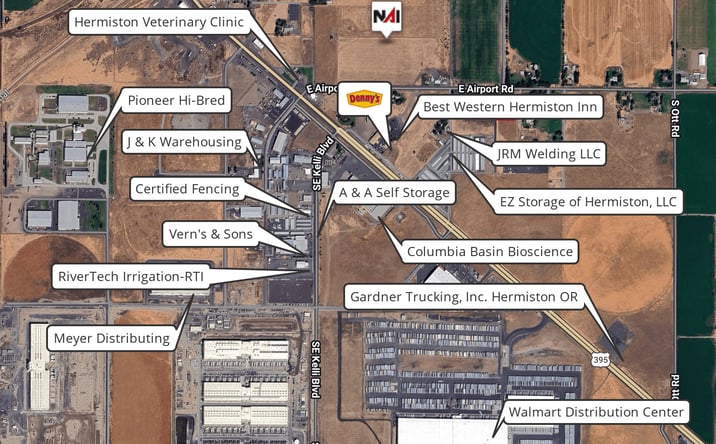 Pictures of Land property located at 1250 East Airport Road, Hermiston, OR 97838 for sales - image #1