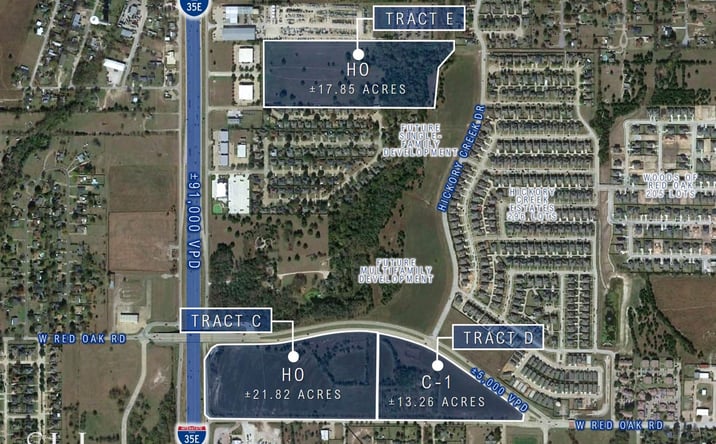 Pictures of Land property located at I-35E & W Red Oak Rd., Red Oak, TX 75154 for sales - image #1