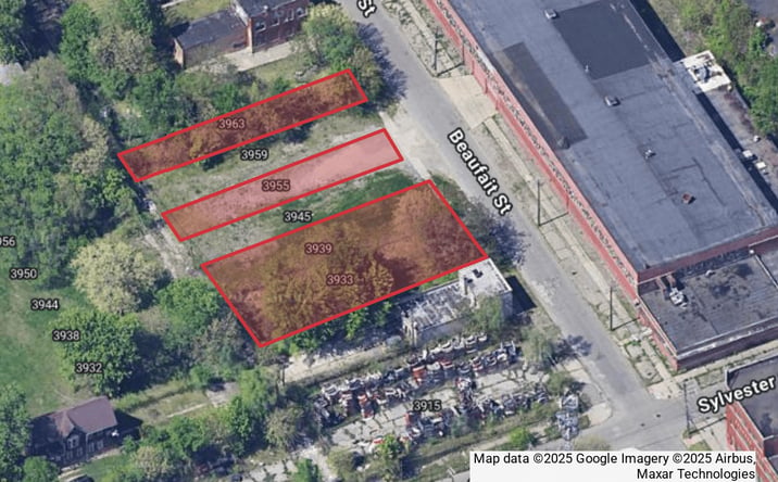 Pictures of Land property located at 3927-3963 Beaufait St, Detroit, MI 48207 for sales - image #1