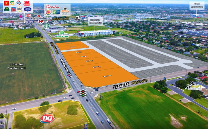 Pictures of Land property located at W Nolana Loop Lot 1, Pharr, TX 78577 for sales - image #1