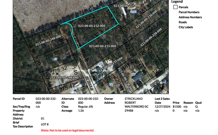 Pictures of Land, Mixed Use, Mobile Home Park, Multifamily property located at St Pauls Ln, Bishopville, SC 29010 for sales - image #1