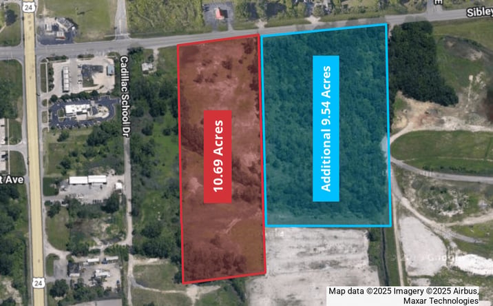 Pictures of Land property located at Sibley Rd and Cadillac School Drive, Brownstown, MI 48134 for sales - image #1