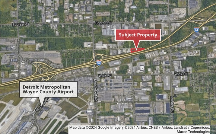 Pictures of Land property located at 28275-28615 Smith Road, Romulus, MI 48174 for sales - image #1