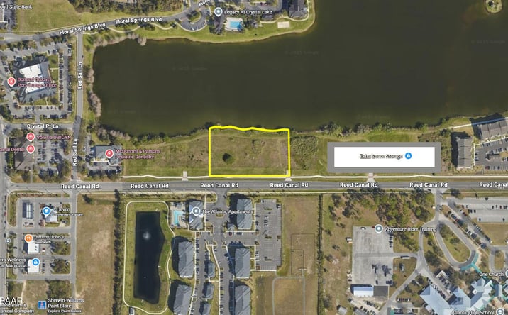 Pictures of Land, Industrial, Mixed Use, Office, Retail property located at 1370 Reed Canal Road, Port Orange, FL 32129 for sales - image #1