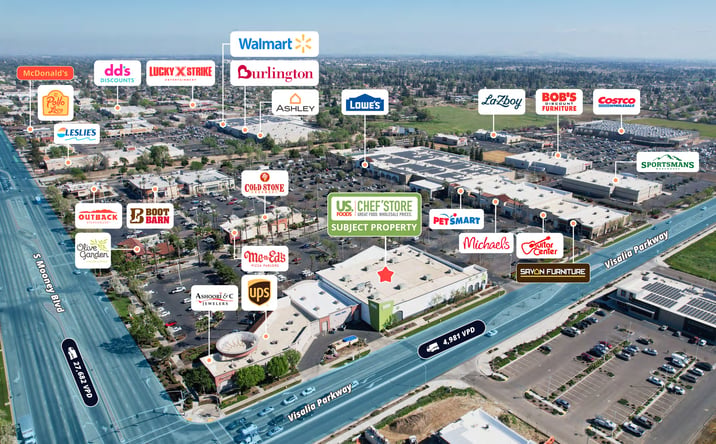Pictures of Retail property located at 4216 S Mooney Blvd, Visalia, CA 93277 for sales - image #1