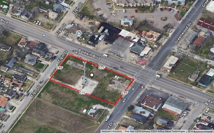 Pictures of Land property located at 2701 Greenwood Dr, Corpus Christi, TX 78405 for sales - image #1