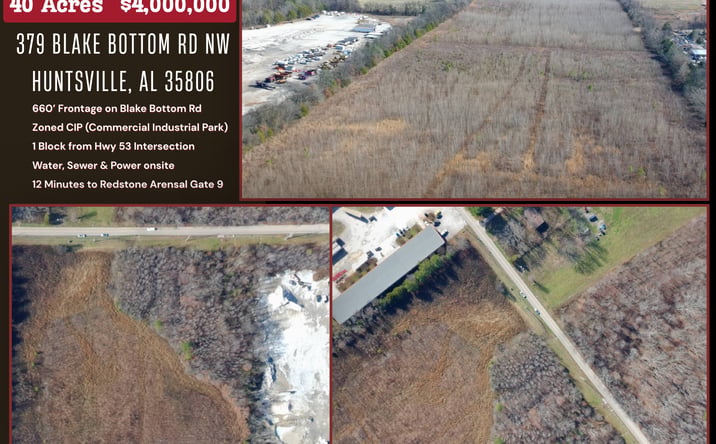 Pictures of Industrial, Land, Mixed Use property located at 379 Blake Bottom Rd NW, Huntsville, AL 35806 for sales - image #1
