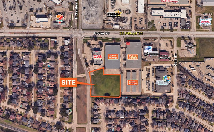 Pictures of Land property located at 1474 Justin Rd, Lewisville, TX 75077 for sales - image #1