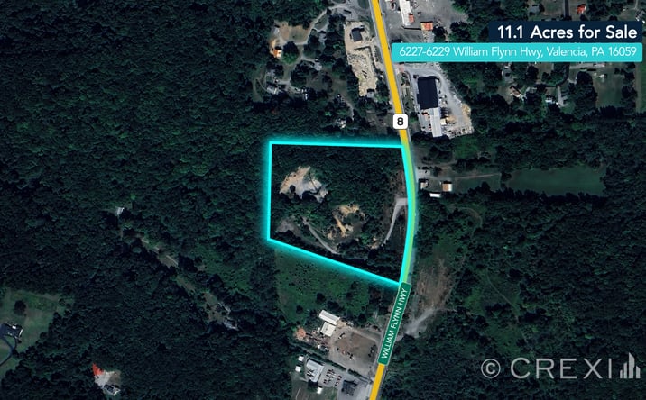 Pictures of Land property located at 6227-6229 William Flynn Hwy, Valencia, PA 16059 for sales - image #1
